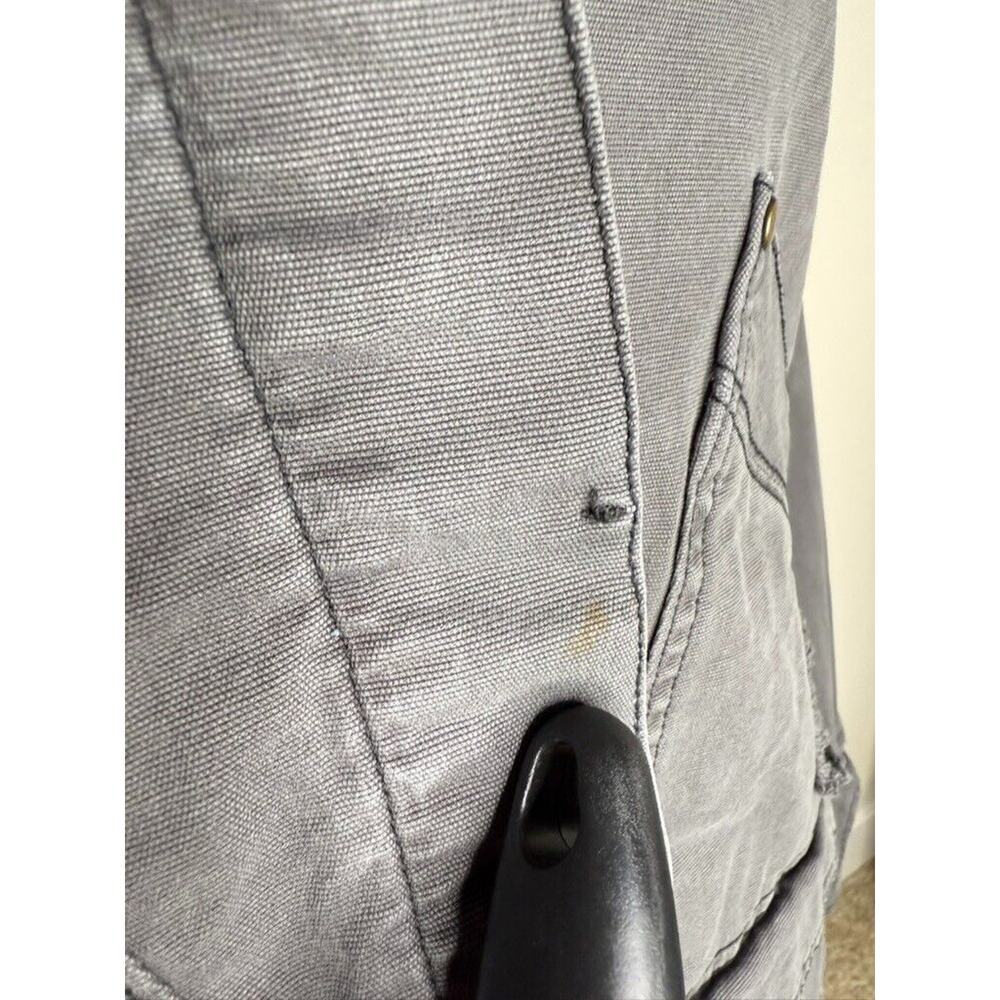 Y2K Anthropologie Unisex Jacket Utility Outdoors Button Denim Oversize Boho Med - Picture 6 of 16